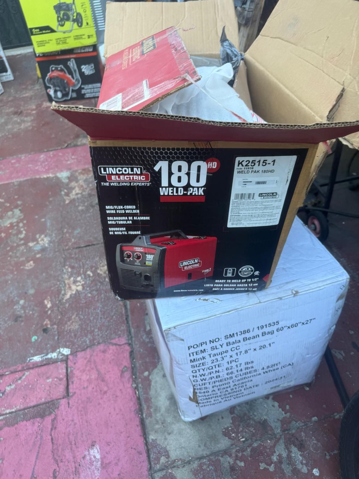 Weld-Pak 180 Amp MIG Flux-Core Wire Feed Welder, 230V, Aluminum Welder with Spool Gun sold separately