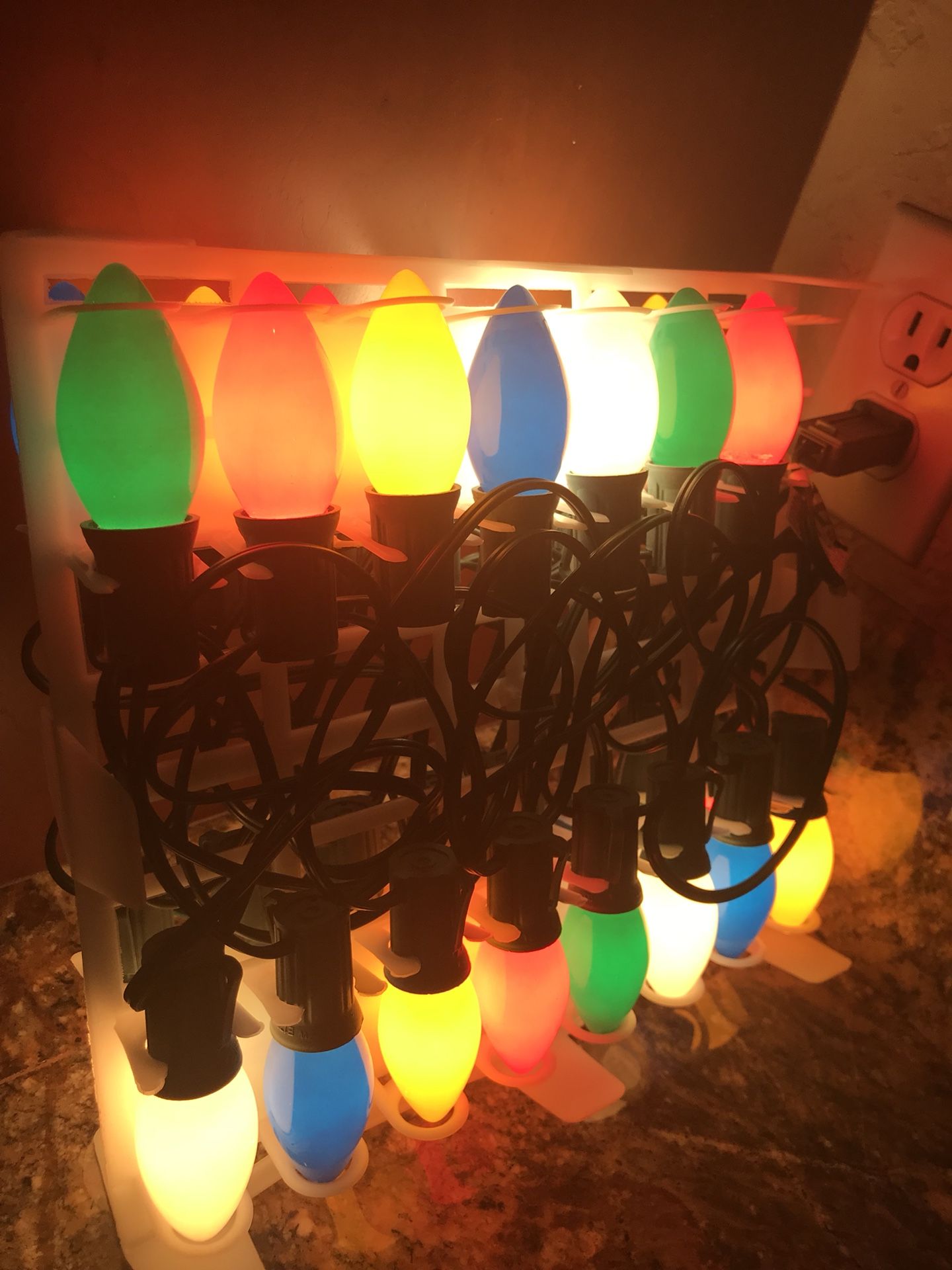 30 Outdoor C-9 glow bright Bulbs General Electric