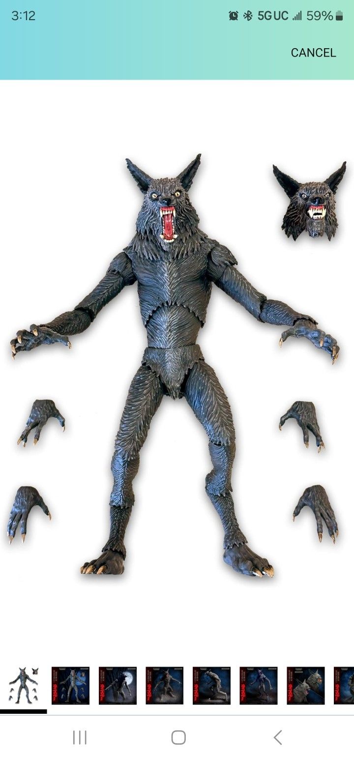Brand New The Howling 1:12 Scale Werewolf