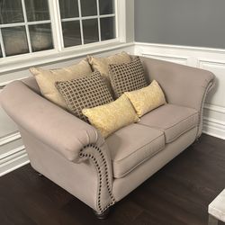 Cream Couch (2) with pillows included