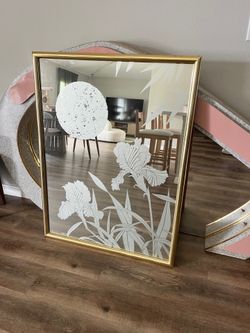 Vintage Etched Mirror (Artmaster Studios)