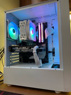 White RTX Gaming PC