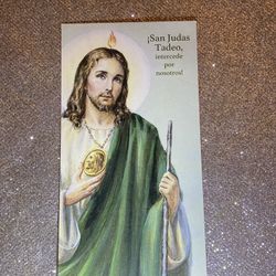 Style # 8 San Judas Tadeo Prayer Card