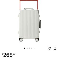 Ultra-Light 20" Carry-On Luggage - white NEW