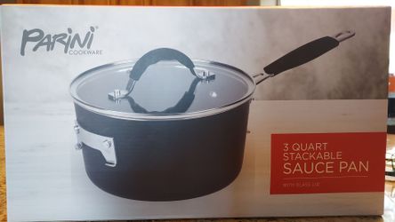 Parini Cookware 3 Quart Stackable Sauce Pan