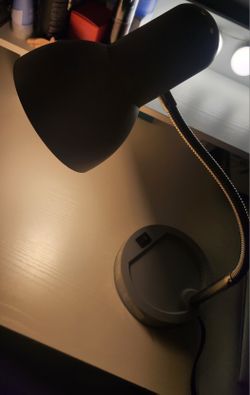 Desk Lamp (With Plug In Outlet)