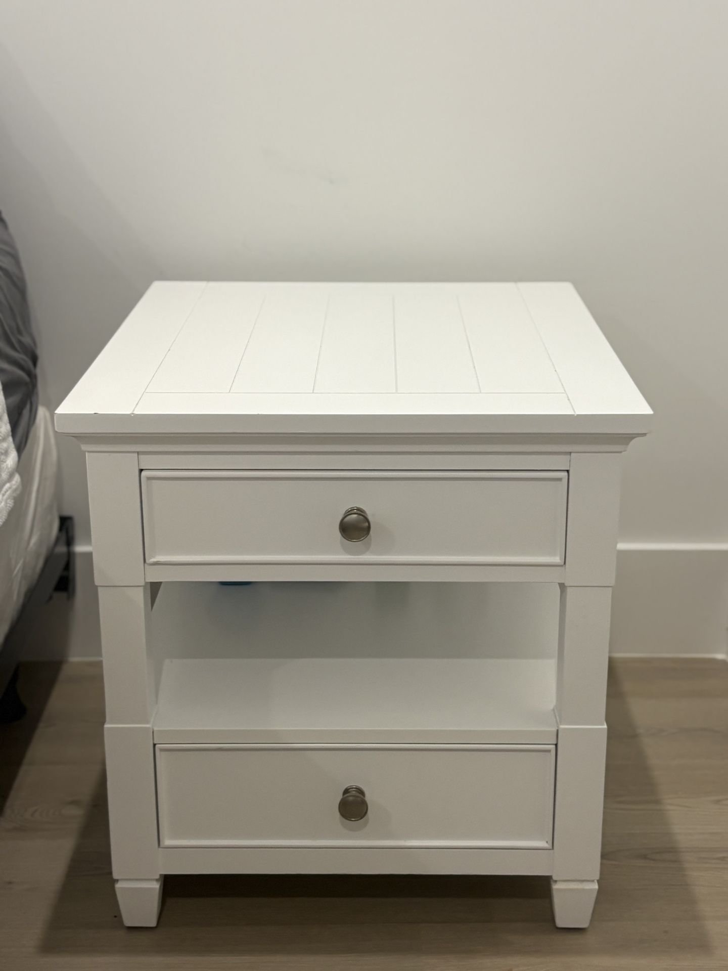 Arlington White End Table - Havertys