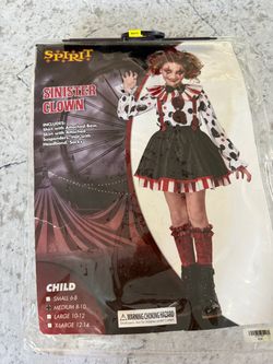 Girl’s Clown Costume
