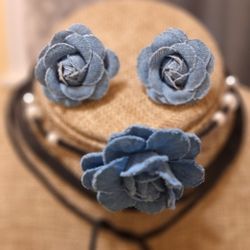 Set Flower Jewelry 