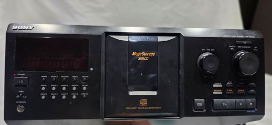 Sony  300 Disc CD Player CDP-CX355  Mega Storage Tested Works No Remote