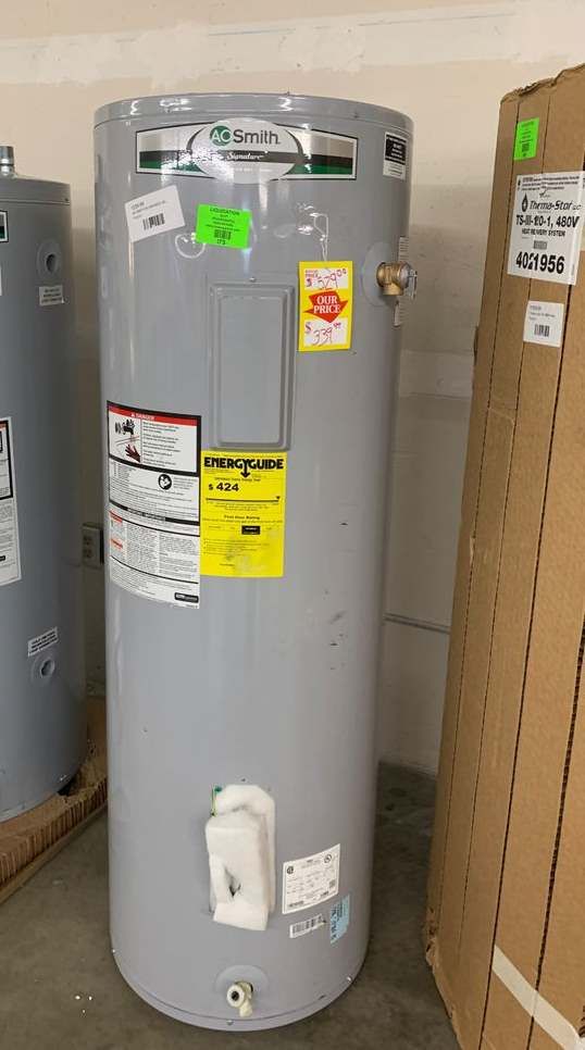 50 gallon AO Smith water heater with warranty 4E