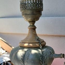 Antique Oil lamps Set Of 2