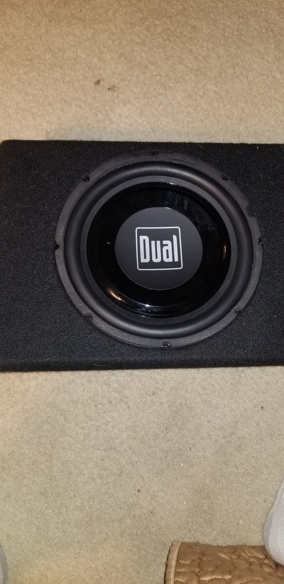 Dual car subwoofer