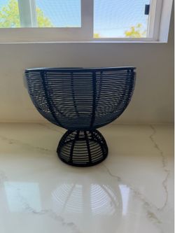 Black fruit bowl