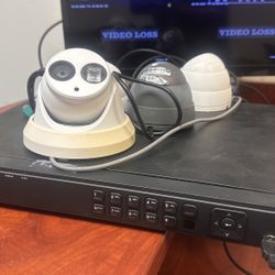 8 Ch HD TVI DVR W/1TB Hard Drive & 4 X HD TVI Cameras 