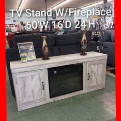 💥 TV Stand With Fireplace 