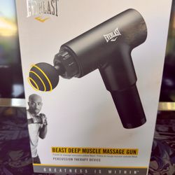 New. Everlast Beast Deep Muscle Massage Gun. Percussion Therapy Device.