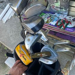 Golf Bag With Clubs 