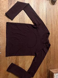 Lululemon dropped long sleeve shirt
