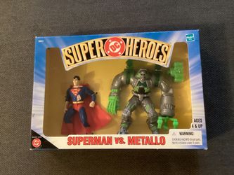 1999 Dc Super Heroes SUPERMAN Vs METALLO 2 Pack