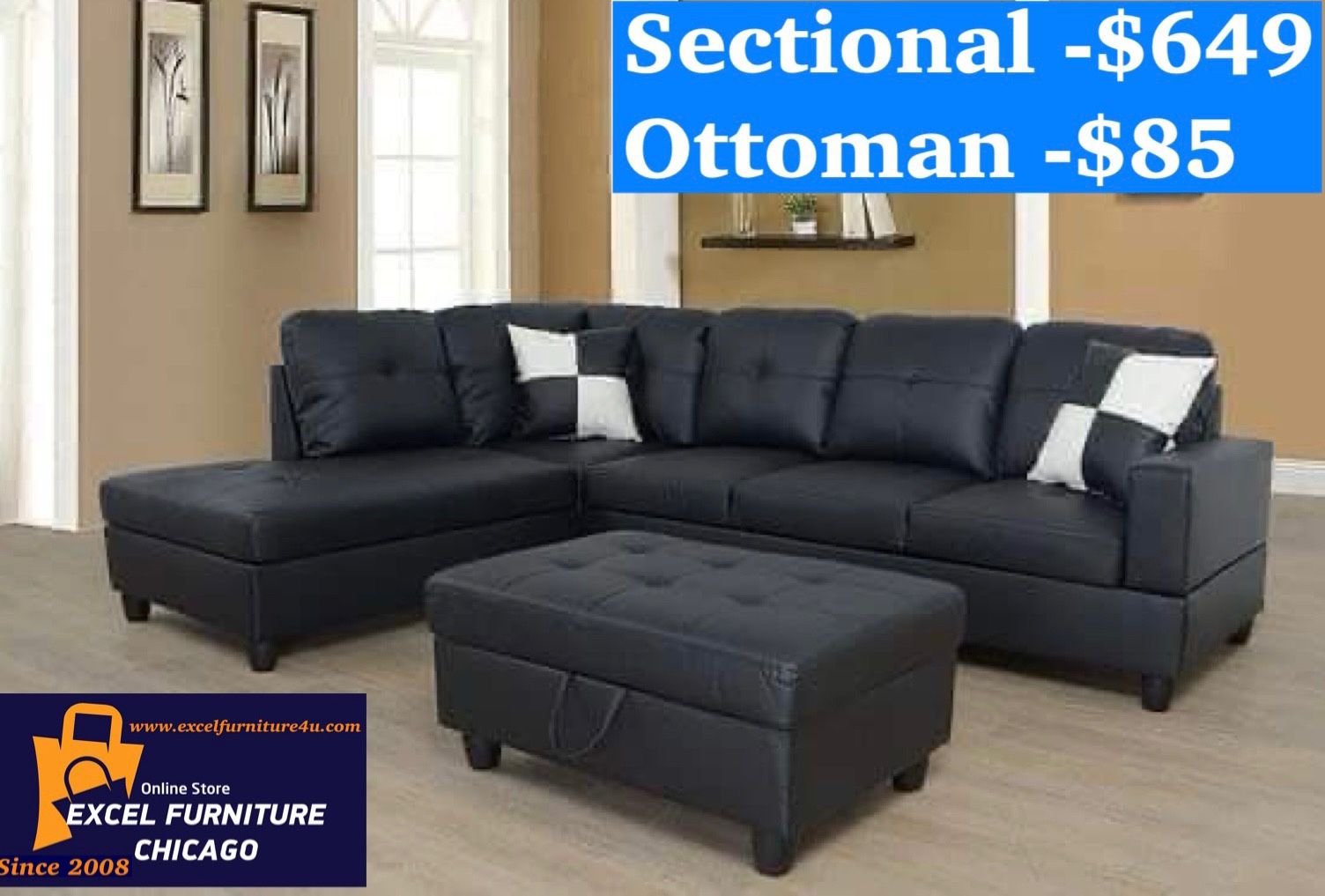 FREE DELIVERY🍀Brand New Sectional Sofa Couch