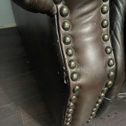 Top GrainLeather Sofa 