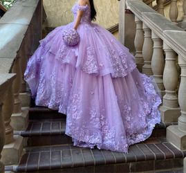 Lilac Quinceanera Dress