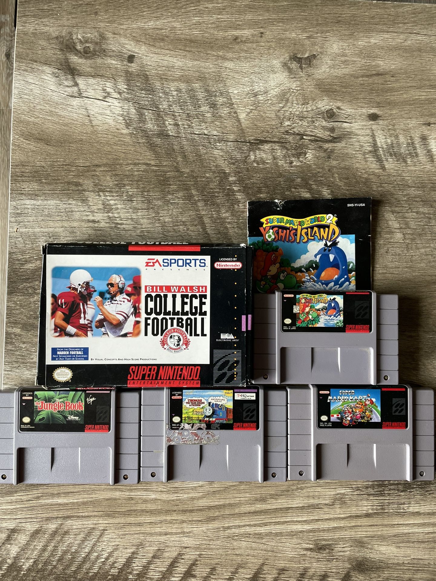 Super Nintendo Games Lot
