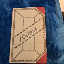 Vintage Record Book