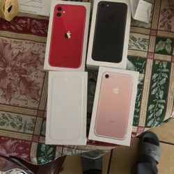 iPhone 11, 2 iPhone 7 , iPhone 8 