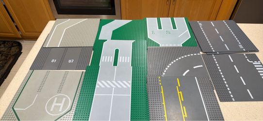 Vintage Lego Road Plates 10” by 10” $4 each