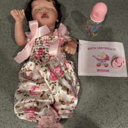 Silicone Baby Reborn Girl Doll