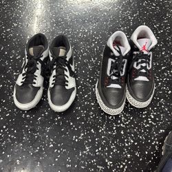  Jordan 1&3 Football Cleats Size 12 Men