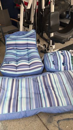 Pool, loungers, and cupholder