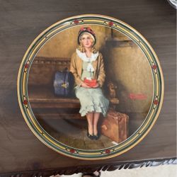 Norman Rockwell “A Young Girl’s Dream” Collectible Plate
