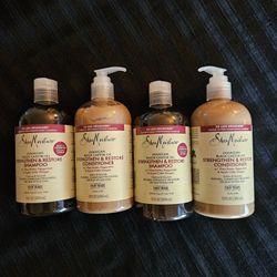 $16 For All Four - Shea Moisture Strengthen And Restore Shampoo And Conditioner 13oz