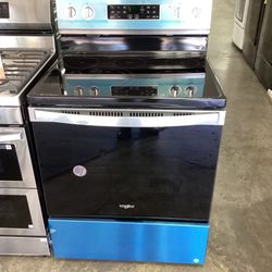 Range air fryer and convection