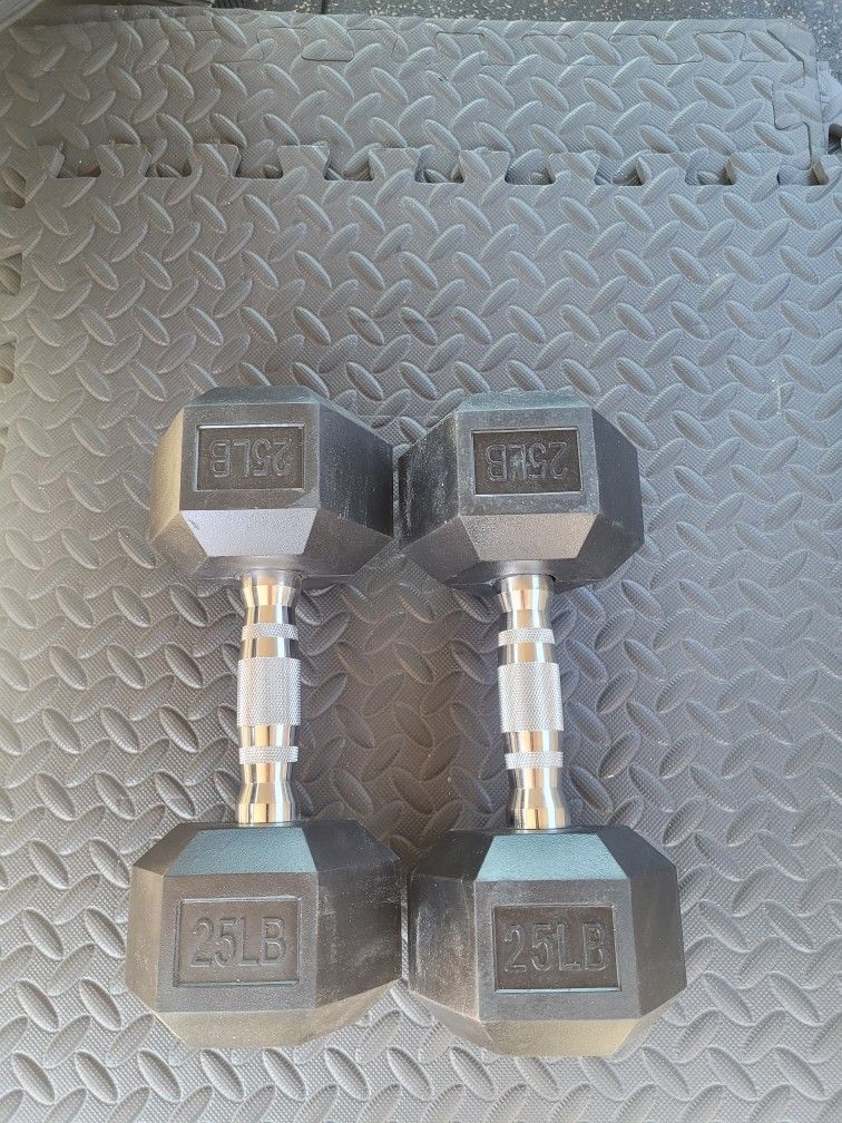 25lbs Dumbells Weights