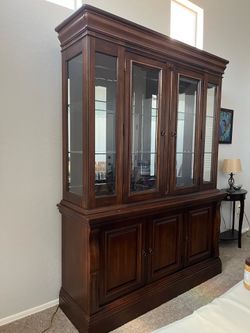 Cherry china cabinet