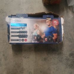 VIVITAR WEIGHT TRAINING SET 