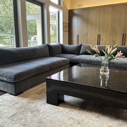 CB2 Deseo Modular Sectional – Velvet – Retail $6,500+
