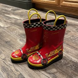 Lightning McQueen Rain Boots (Size 8)