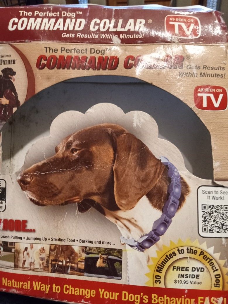 New Command Collar For Dog 7"-24" Neck W/Links