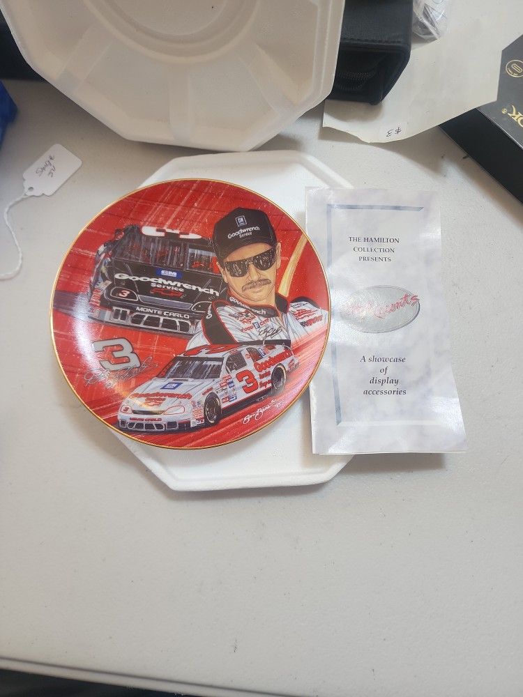 Dale Earnhardt 6.5" Limited Edition Collectors Plate 1996