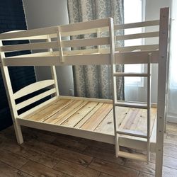 Twin Size Bunk Bed: Mattresses Included 