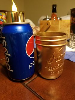 17 Small Gold Mason Jar Votives