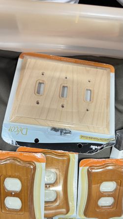 Amerelle Baker Triple Toggle Unfinished Wood Wall Plate 180TTT New