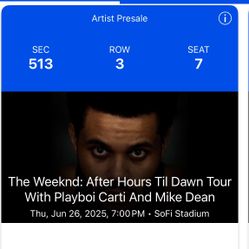 The Weekend After Hours Concert Tickets 