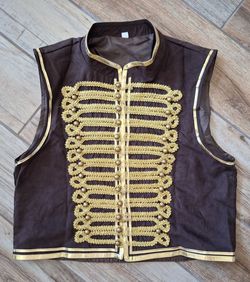 Furiosa Dr. Dementus Cosplay Vest Renaissance Medieval Gothic Royal Court Marching Band Small or L