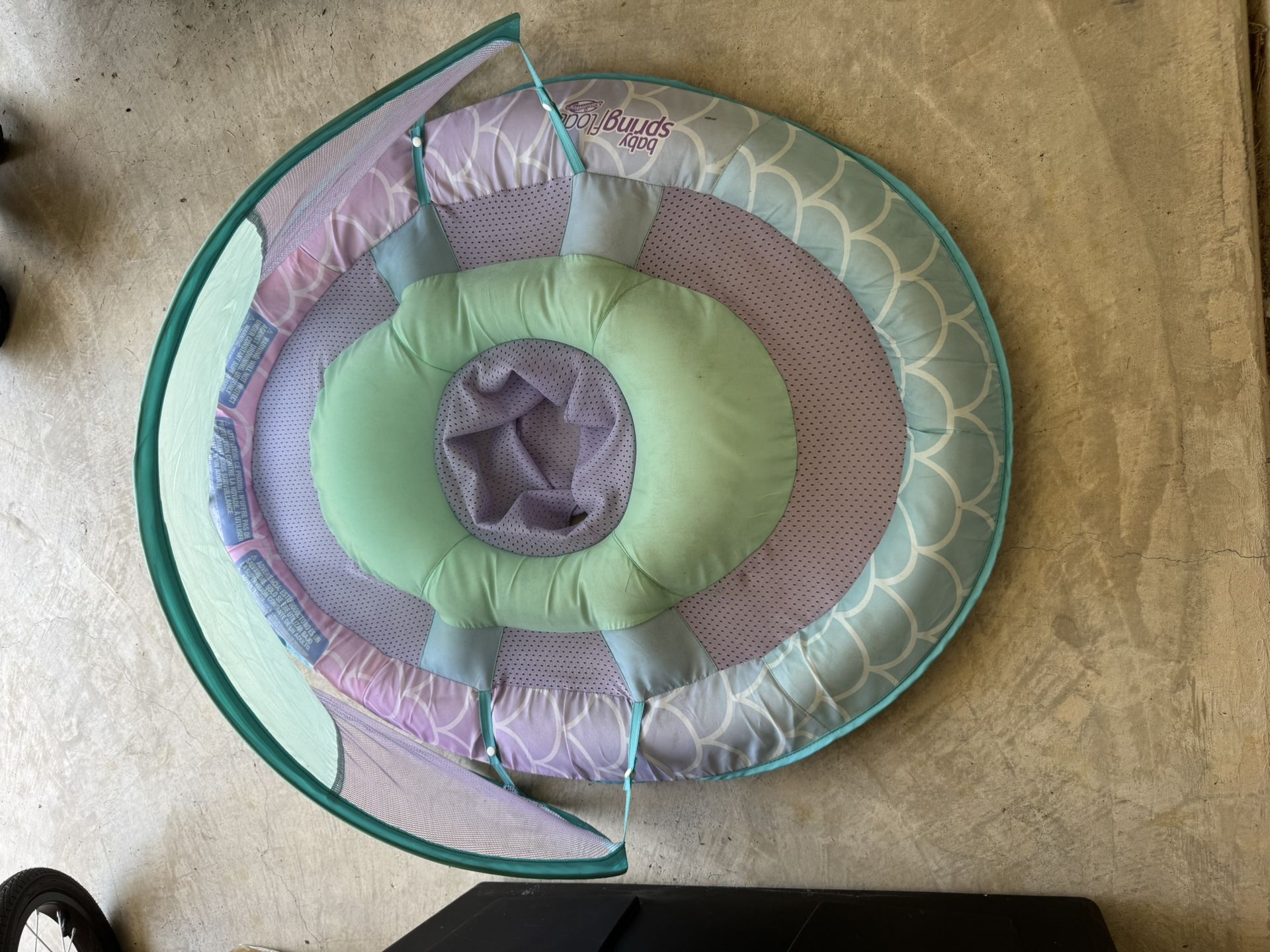 Swimways Sun Canopy Spring Float with Hyper-Flate Valve